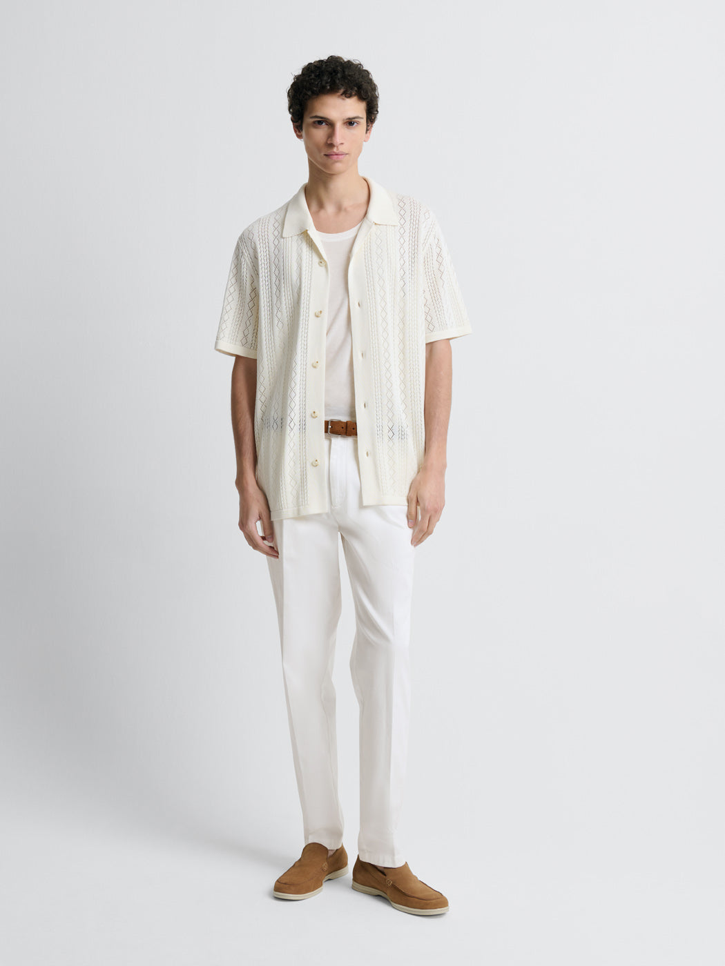 Chemise manches courtes en crochet - DEVRED 1902