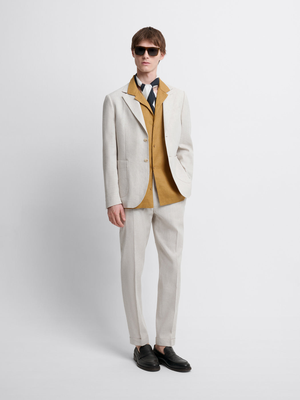 Chemise manches courtes regular en lin - DEVRED 1902