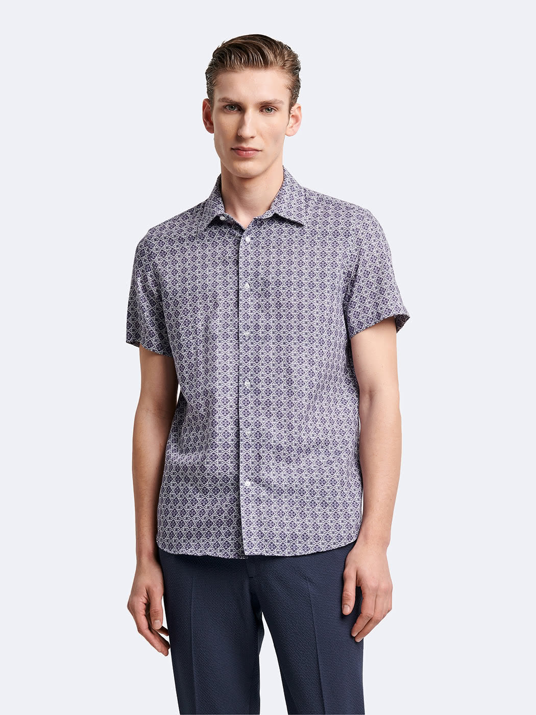 Chemise à manches courtes slim - DEVRED 1902
