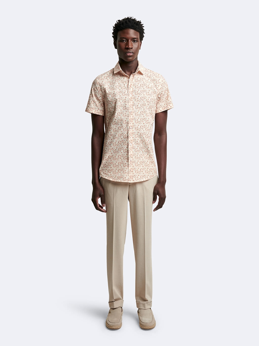 Chemise 100% coton fleurie - DEVRED 1902