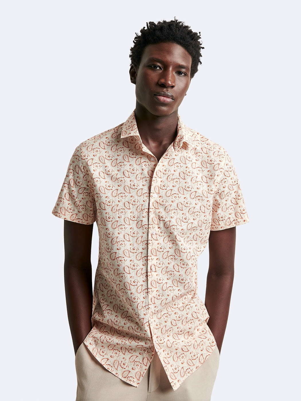 Chemise 100% coton fleurie - DEVRED 1902