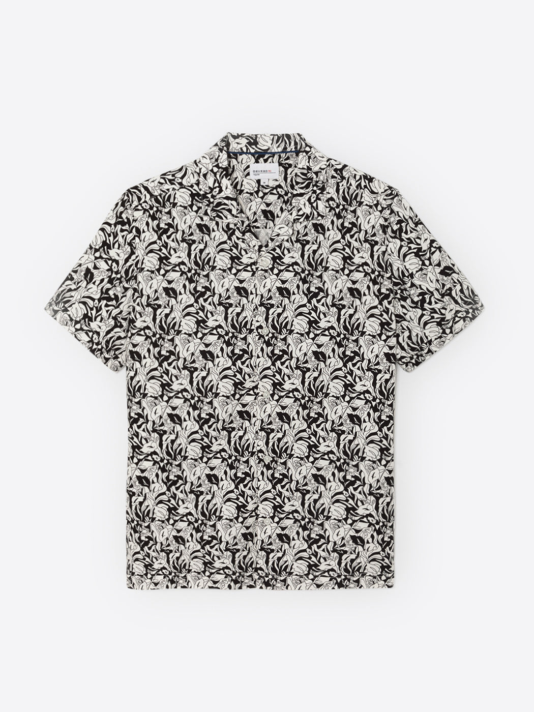 Chemise fleurie regular en coton mélangé - DEVRED 1902