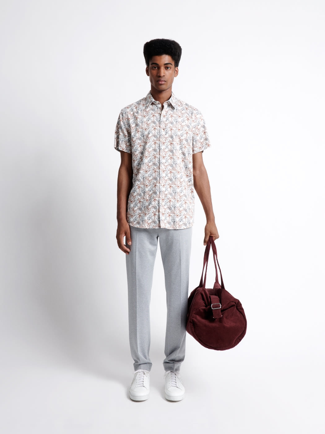 Chemise fleurie 100% coton - DEVRED 1902