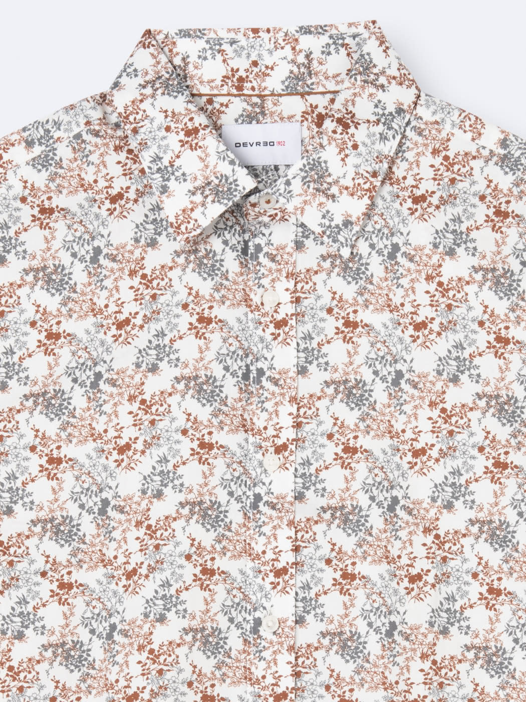 Chemise fleurie 100% coton - DEVRED 1902