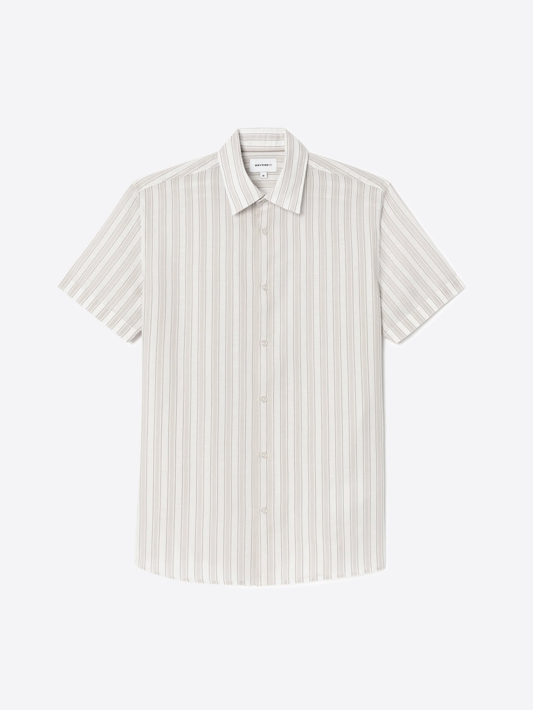 Chemise manches courtes slim rayée - DEVRED 1902