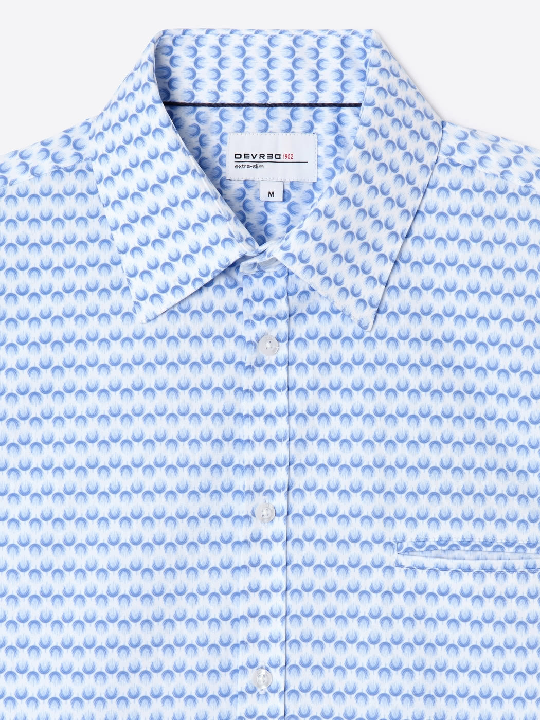 Chemise manches courtes extraslim - DEVRED 1902