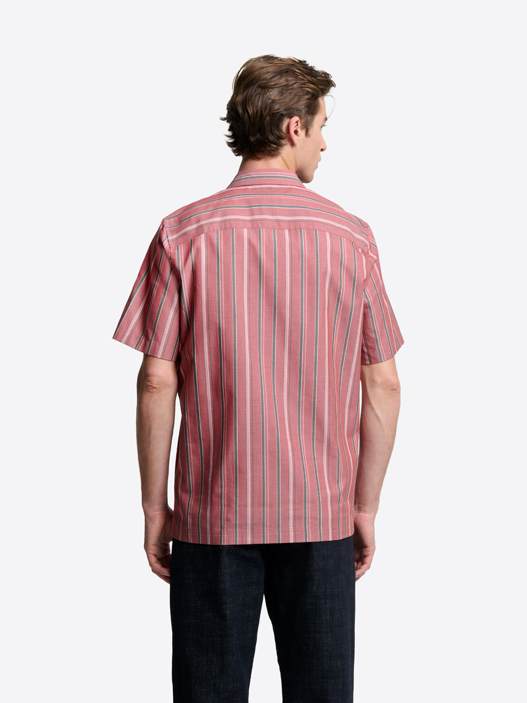 Chemise manches courtes slim rayée - DEVRED 1902