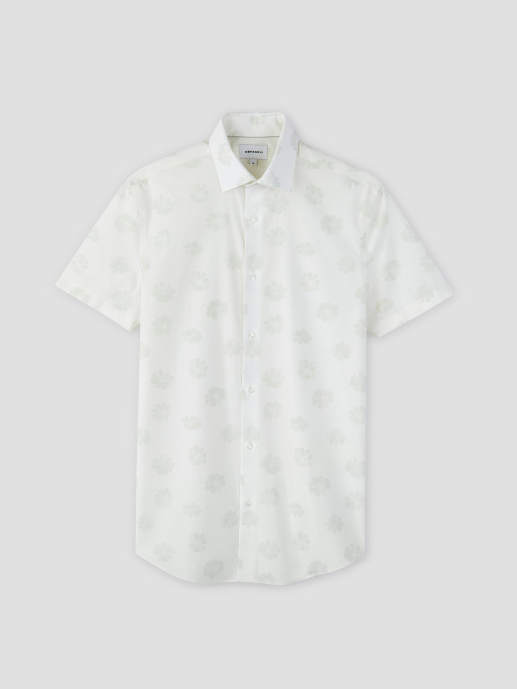 Chemise manches courtes slim fleurie - DEVRED 1902
