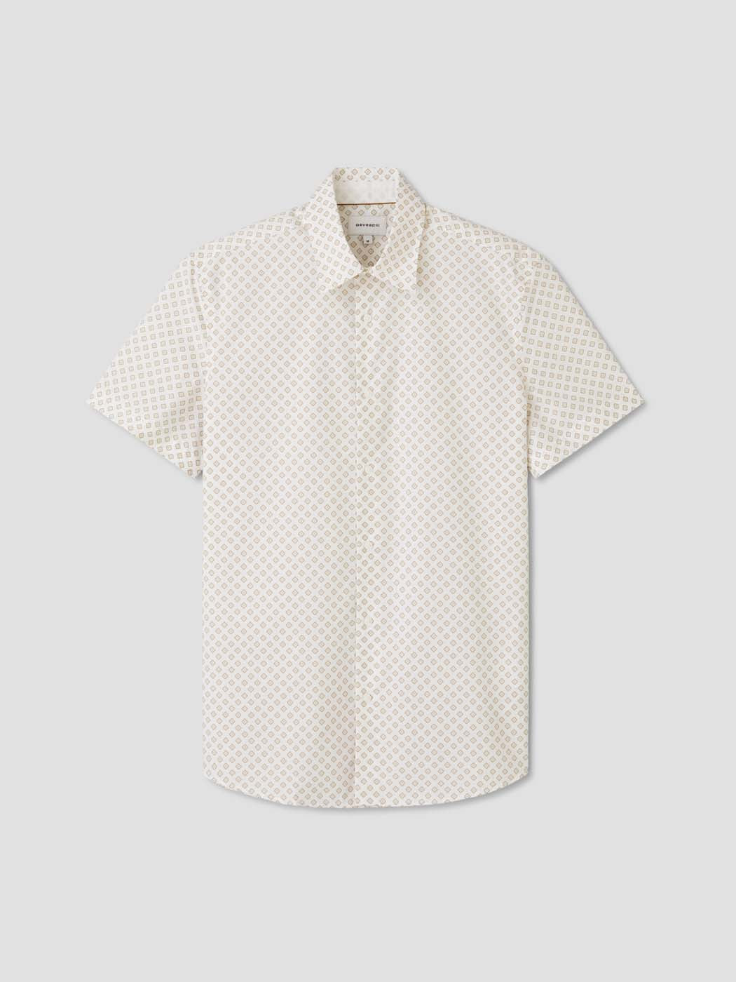 Chemise manches courtes slim à motifs - DEVRED 1902