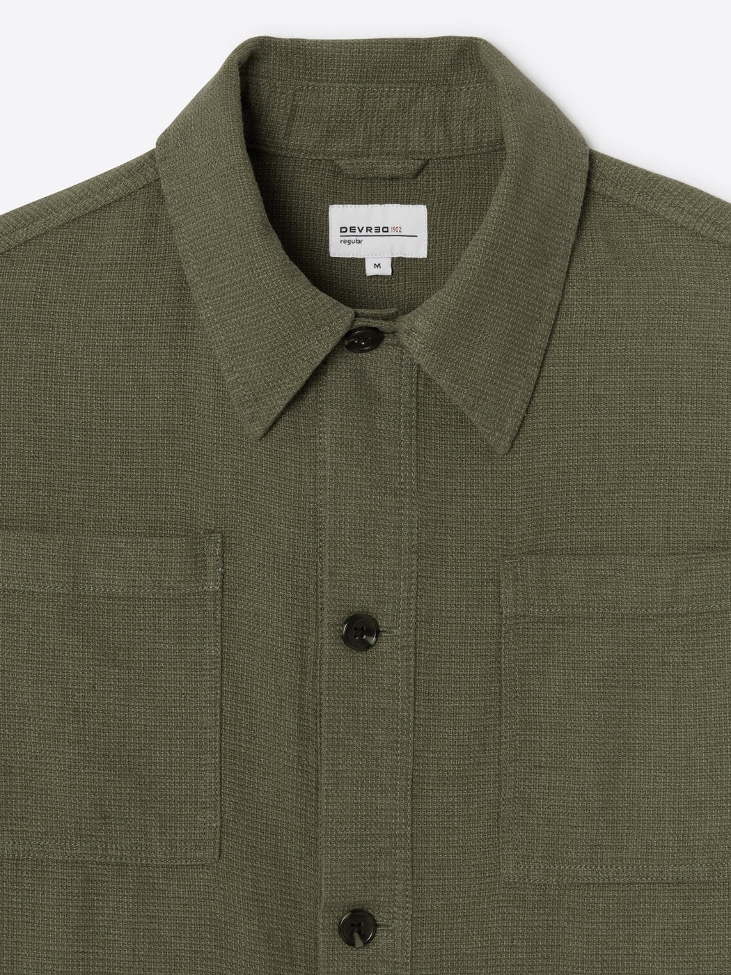 Surchemise regular en coton lin - DEVRED 1902
