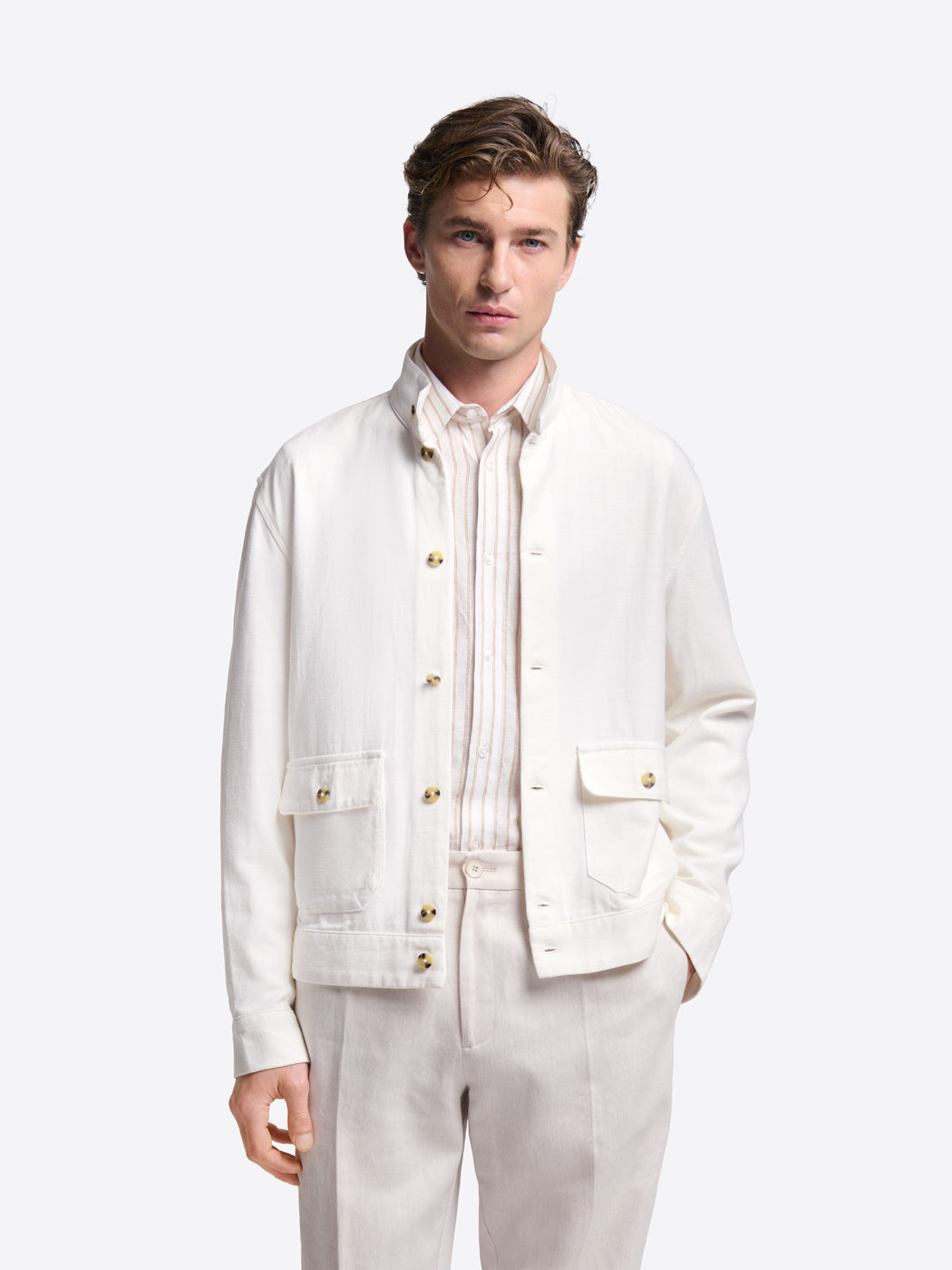 Surchemise regular en coton tencel - DEVRED 1902