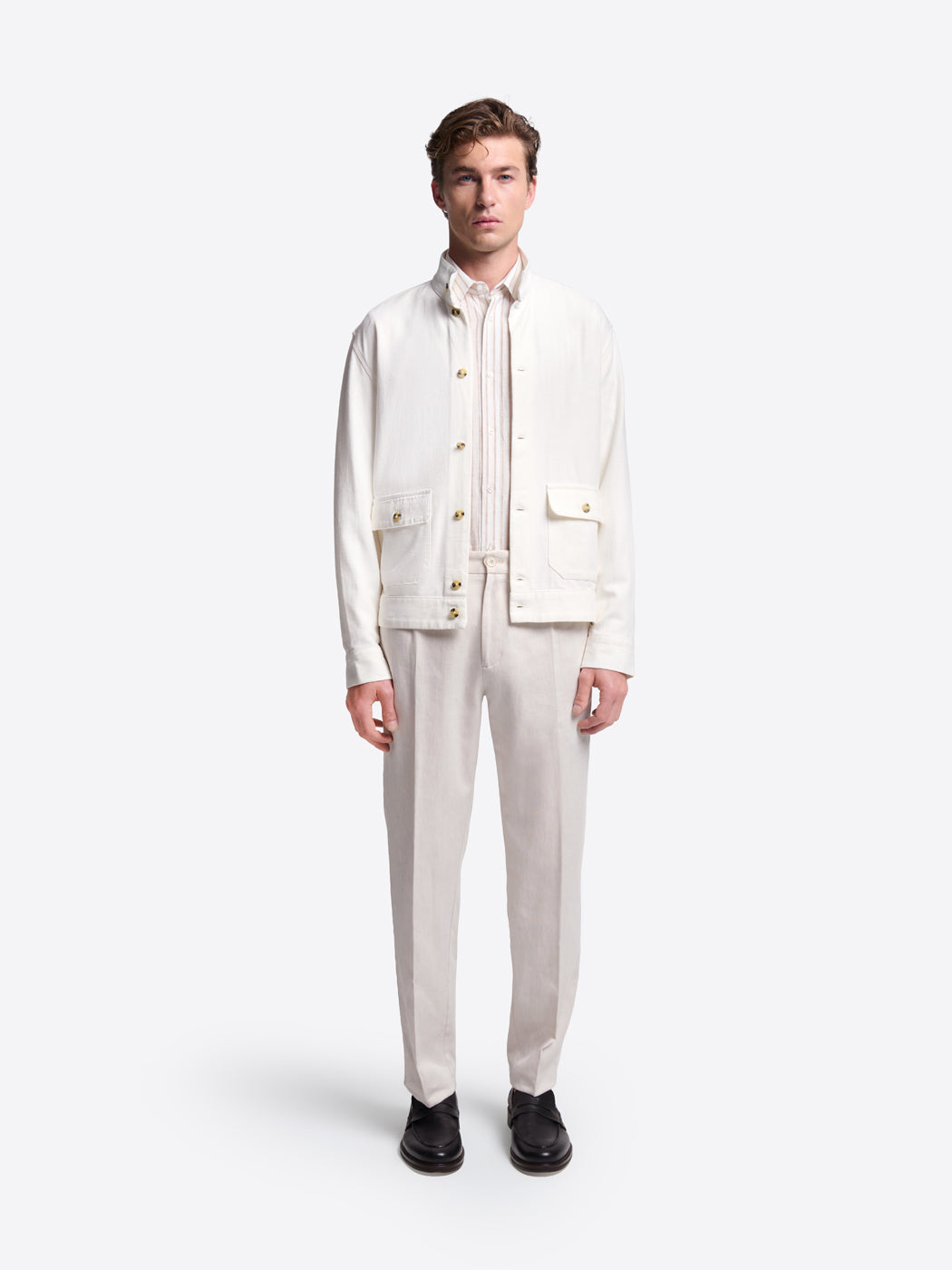 Surchemise regular en coton tencel - DEVRED 1902