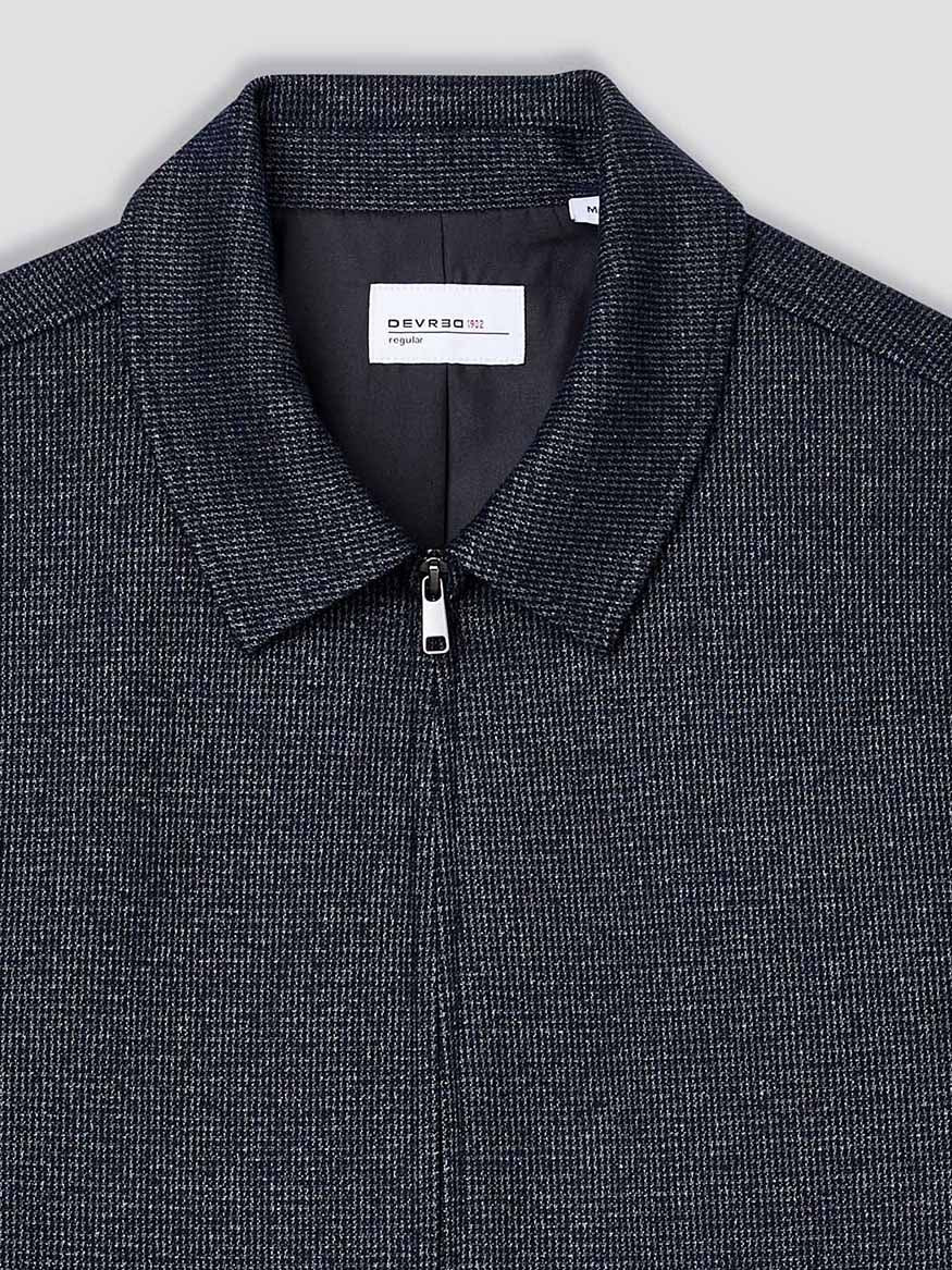 Veste légère regular zippé en jersey - DEVRED 1902
