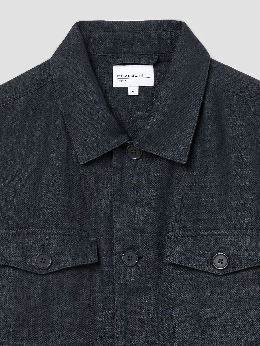 Surchemise regular en coton lin - DEVRED 1902