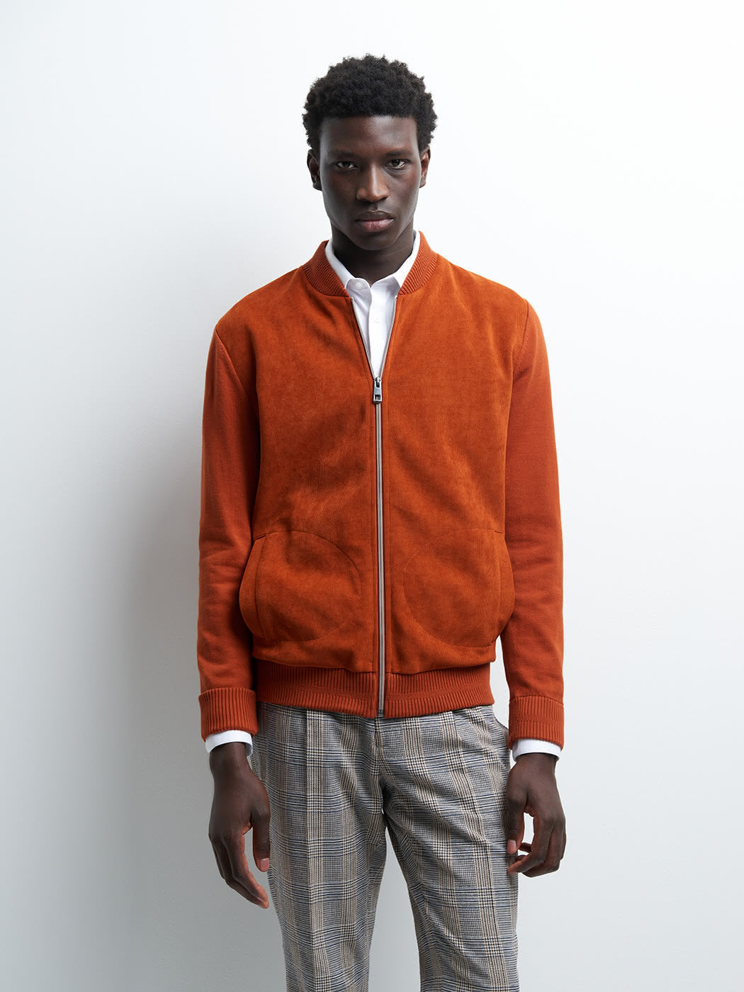 Cardigan zippé bi-matière - DEVRED 1902