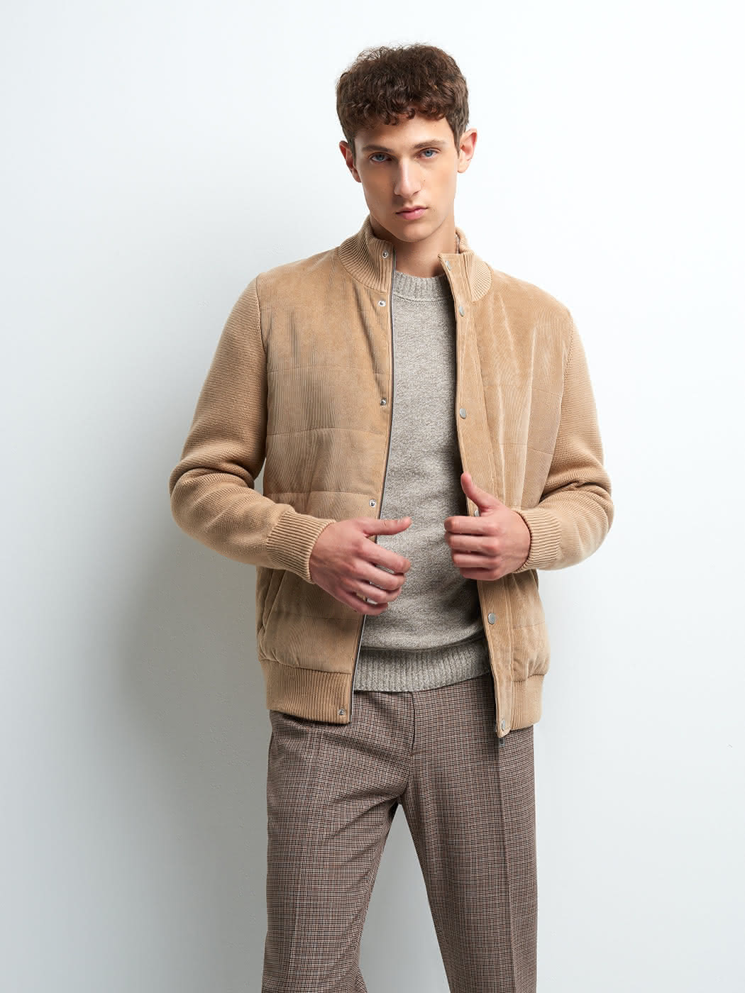 Cardigan zippé bi-matière - DEVRED 1902