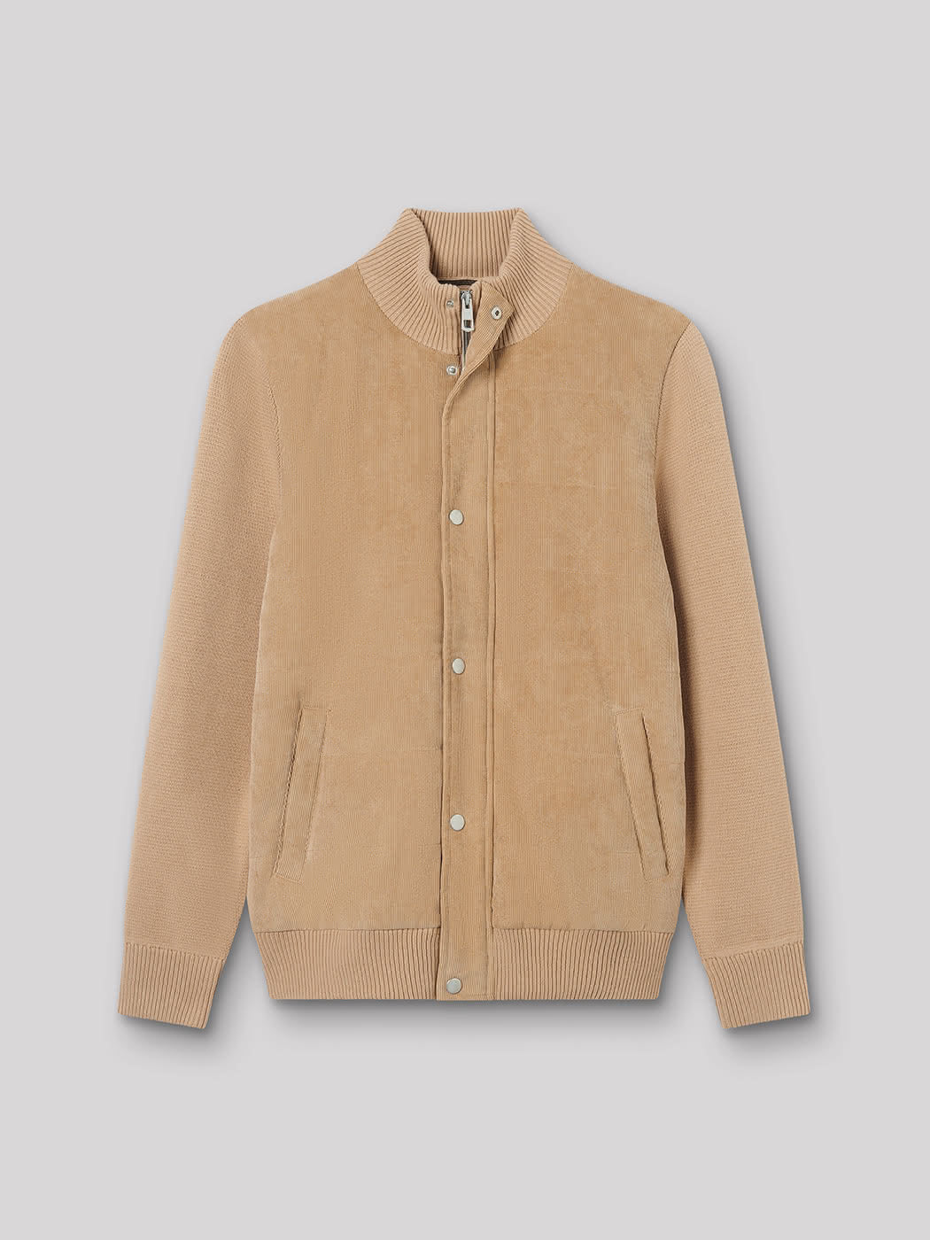 Cardigan zippé bi-matière - DEVRED 1902