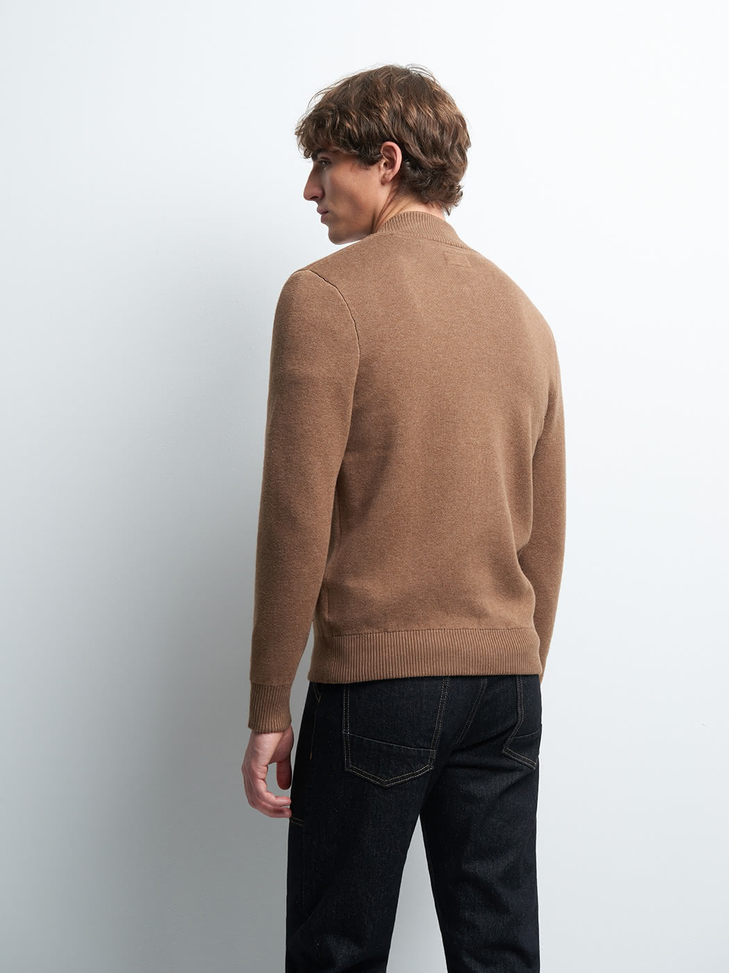 Cardigan zippé  en coton cachemire - DEVRED 1902