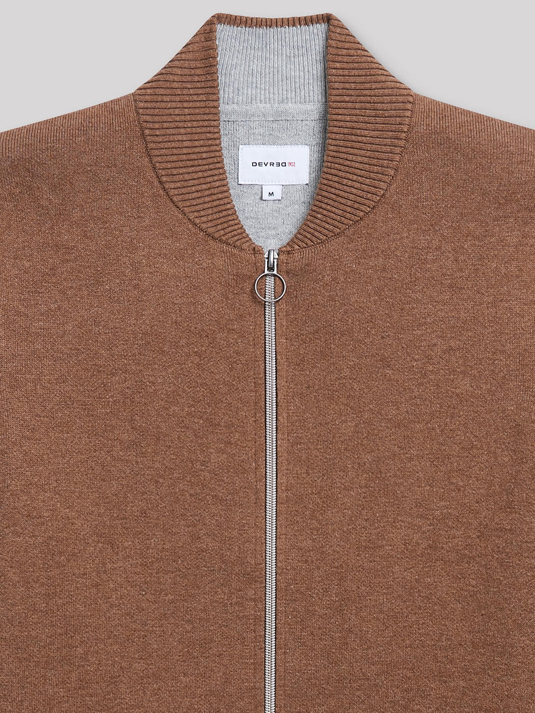 Cardigan zippé  en coton cachemire - DEVRED 1902