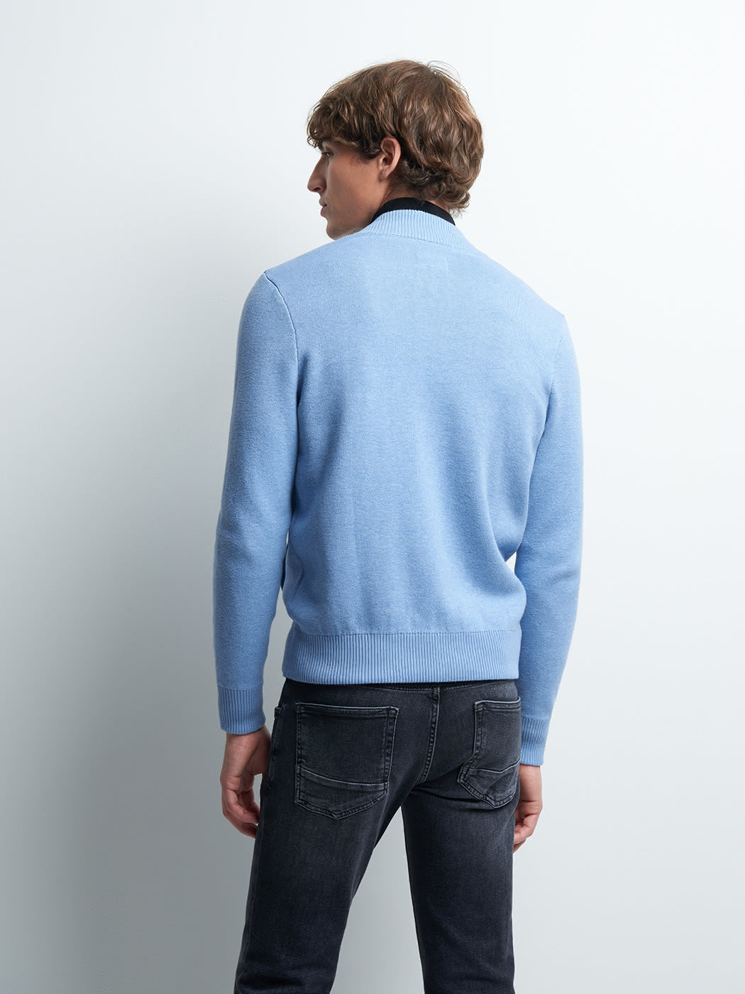 Cardigan zippé  en coton cachemire - DEVRED 1902