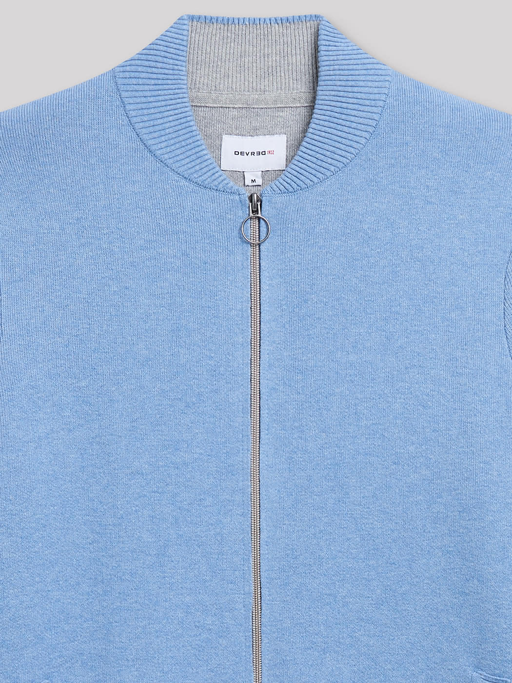 Cardigan zippé  en coton cachemire - DEVRED 1902