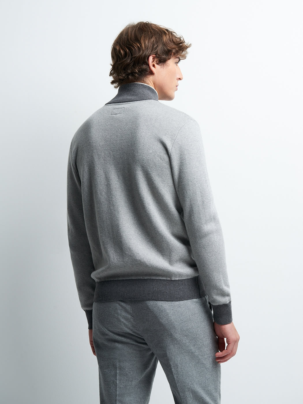 Cardigan zippé  en coton cachemire - DEVRED 1902