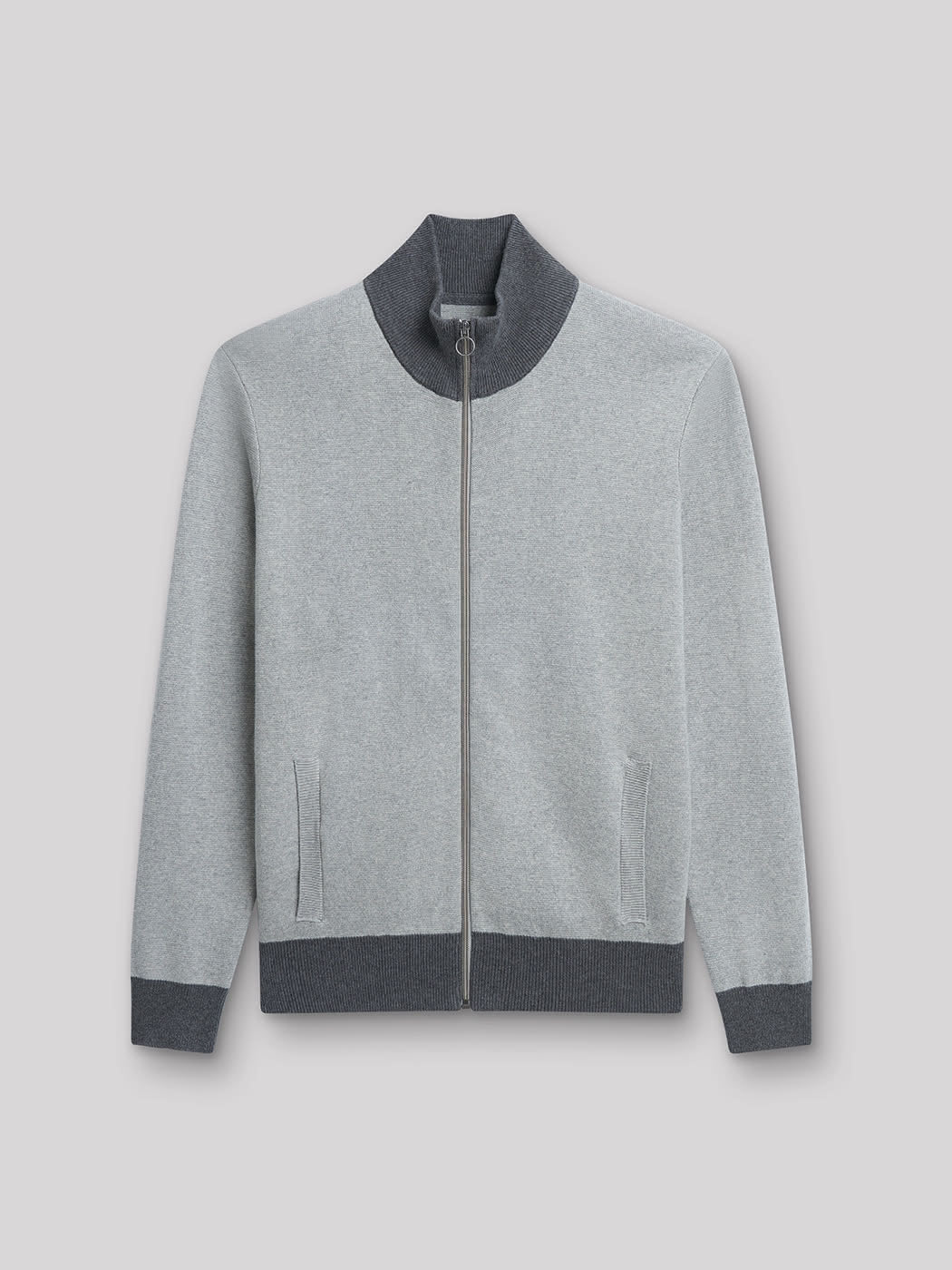 Cardigan zippé  en coton cachemire - DEVRED 1902