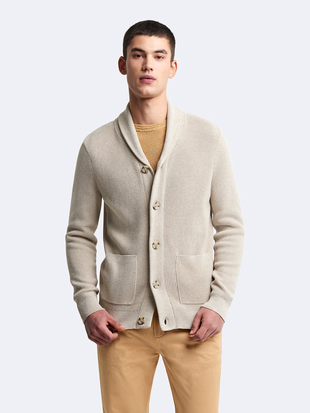 Cardigan col châle en coton - DEVRED 1902