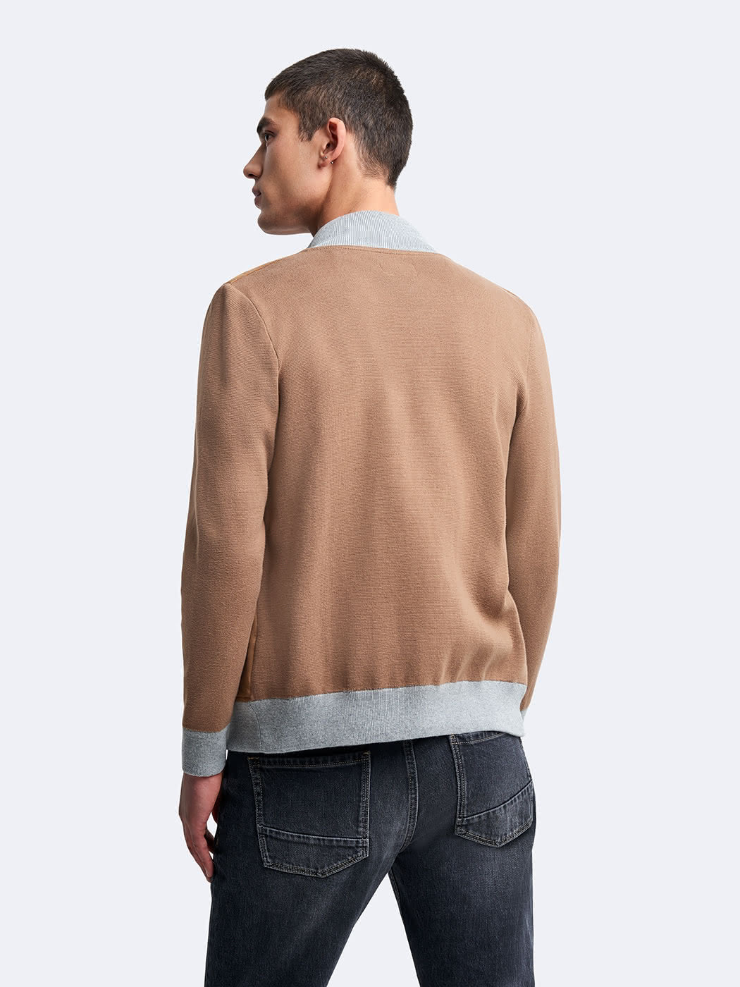 Cardigan col montant en coton - DEVRED 1902