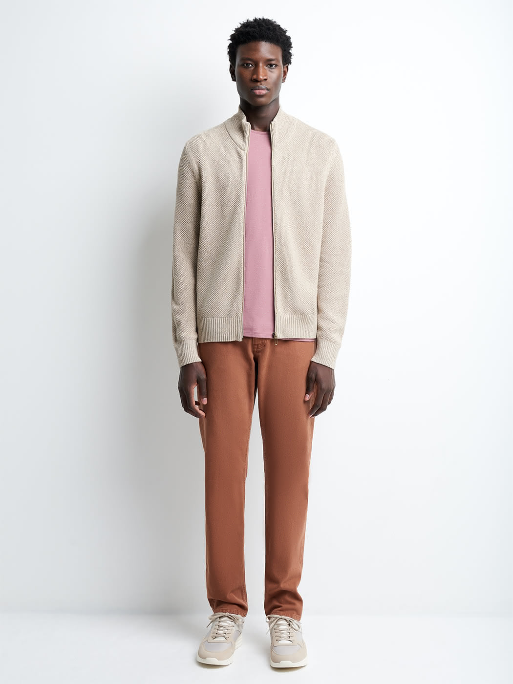 Cardigan col montant en coton - DEVRED 1902