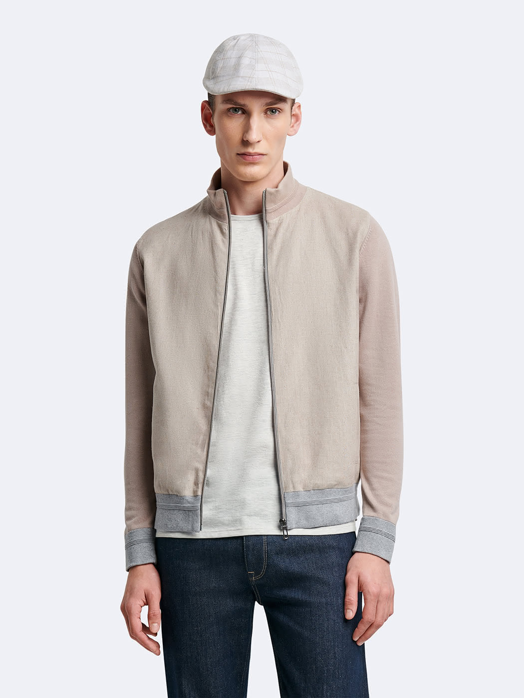 Cardigan col montant en coton - DEVRED 1902