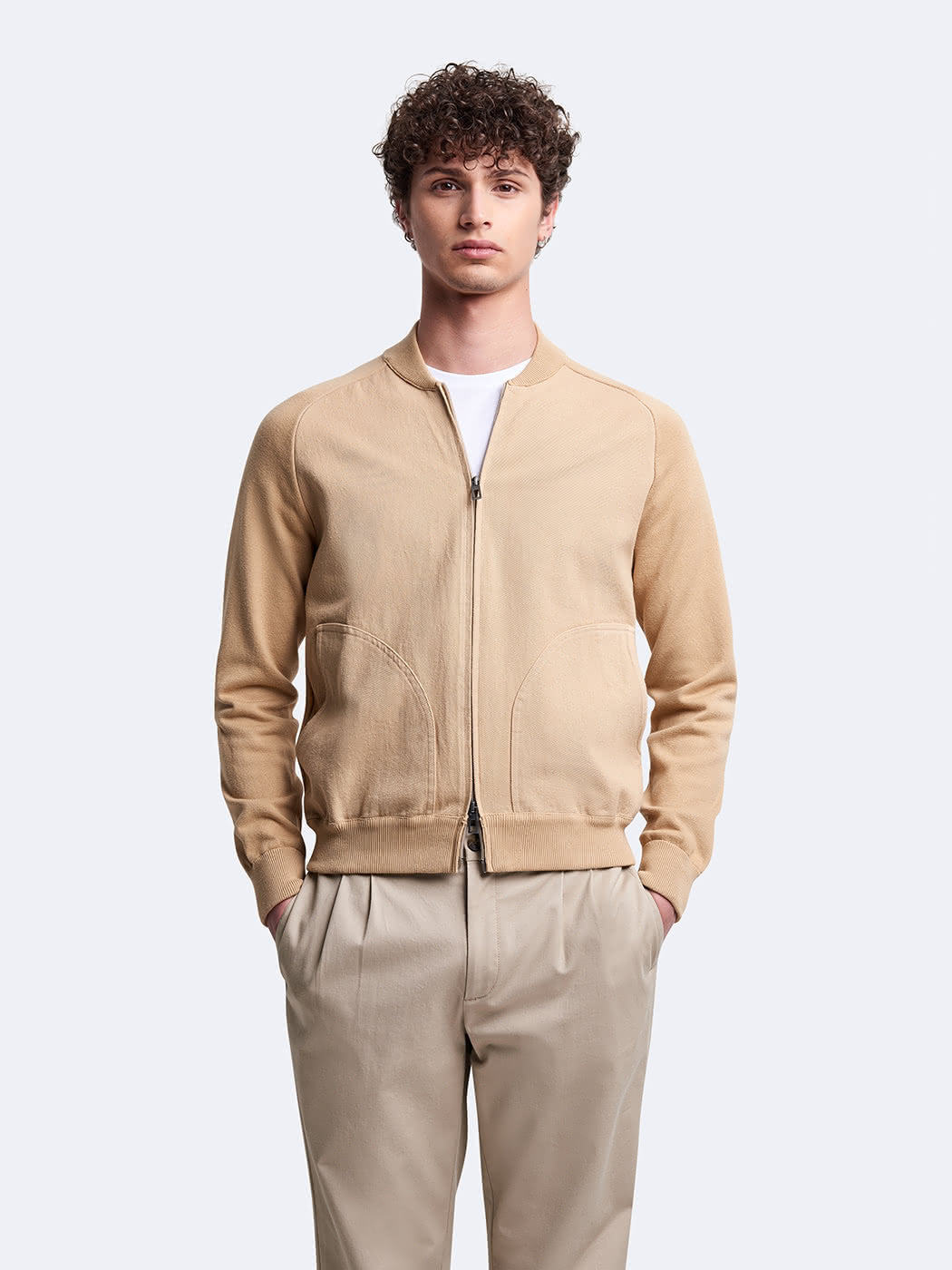 Cardigan 100% coton col teddy - DEVRED 1902