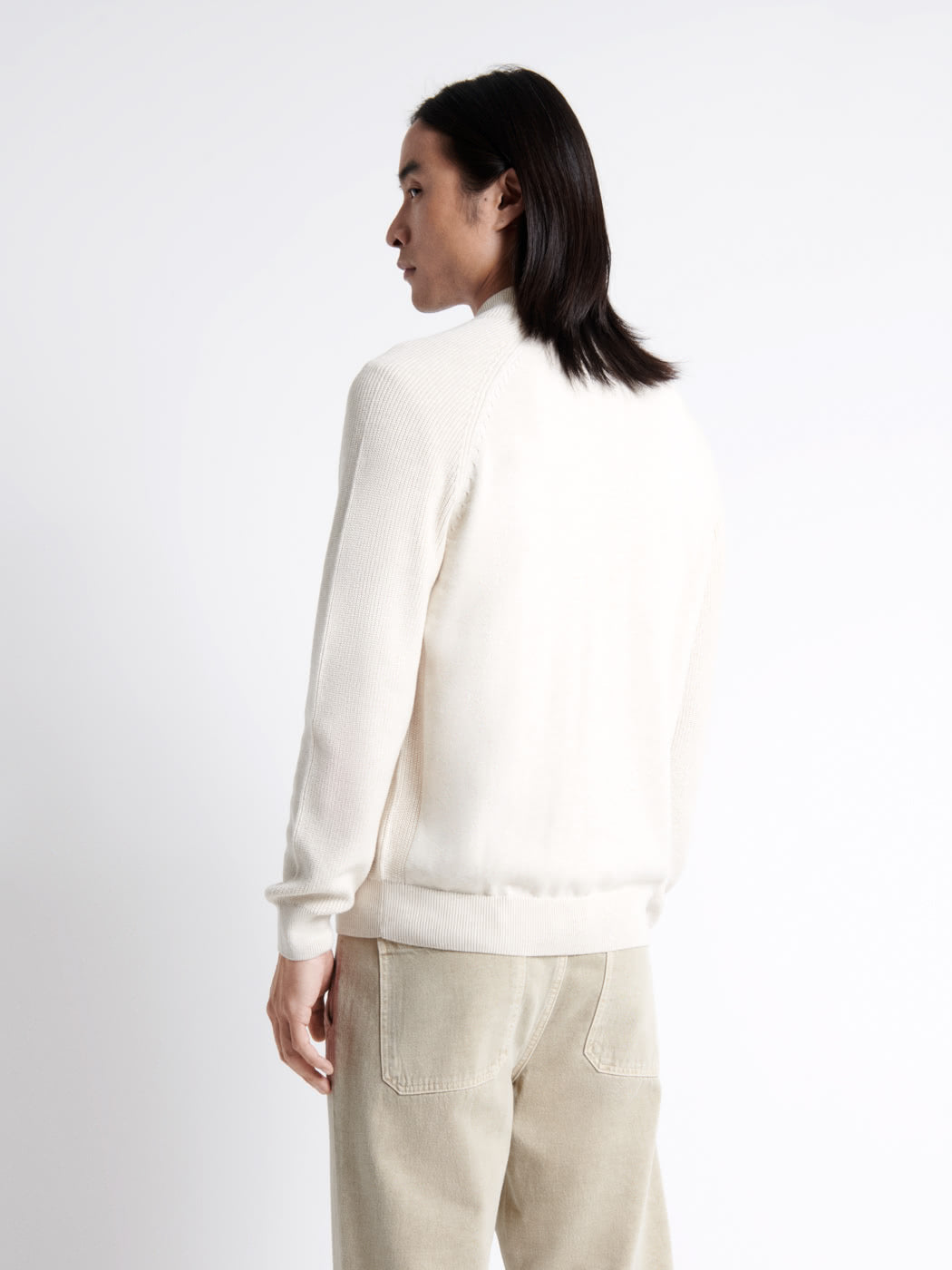 Cardigan col montant zippé 100% coton - DEVRED 1902