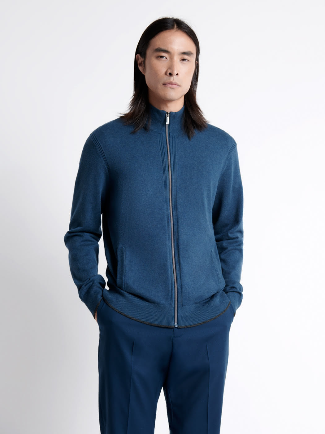 Cardigan zippé 100% viscose certifiée - DEVRED 1902