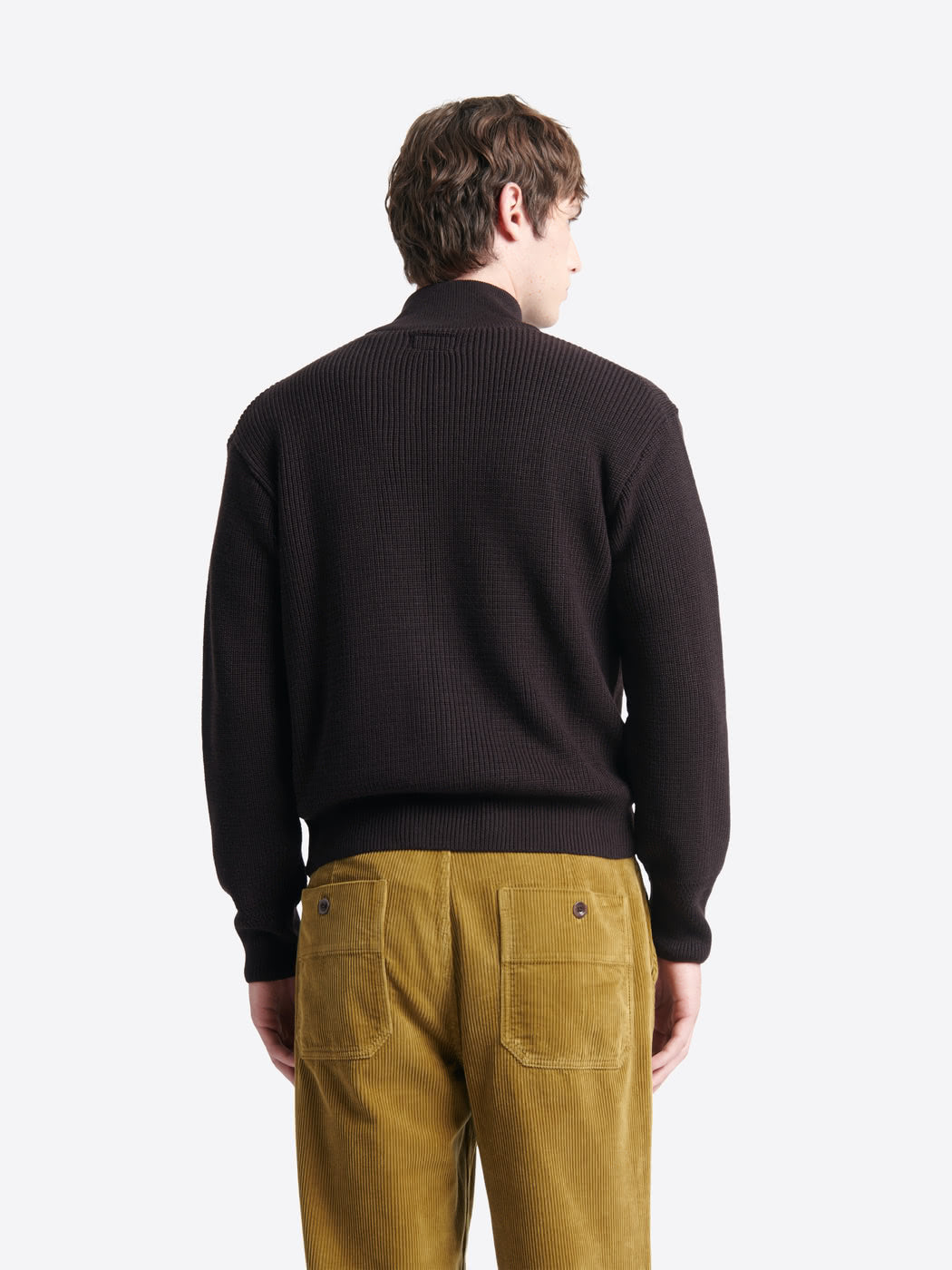 Cardigan zippé en laine mérinos mélangée - DEVRED 1902