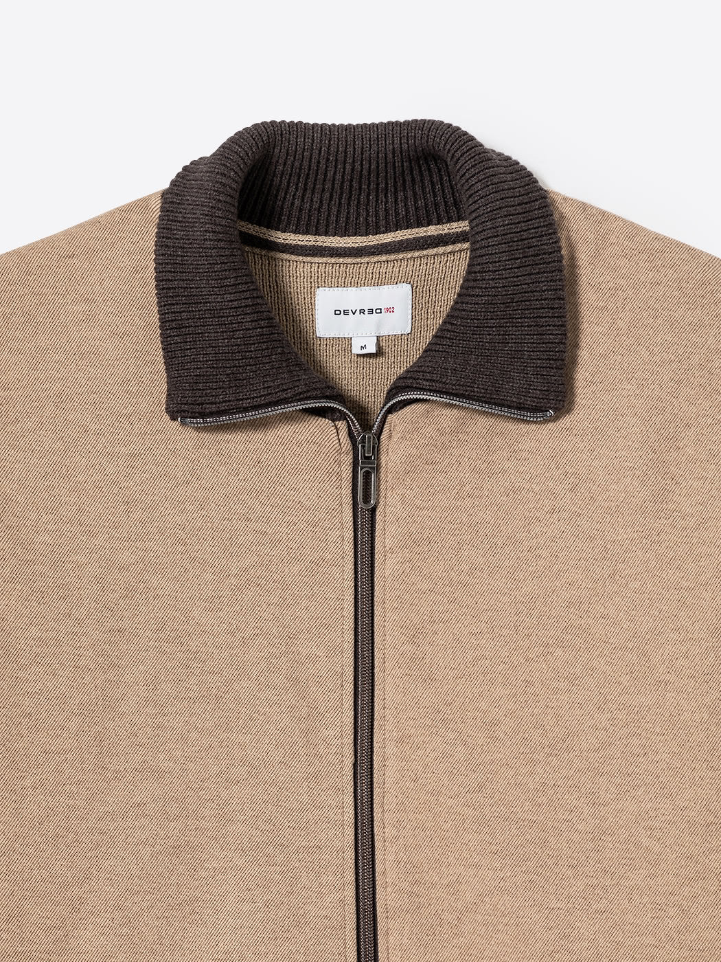 Cardigan à col zippé en coton mélangée - DEVRED 1902