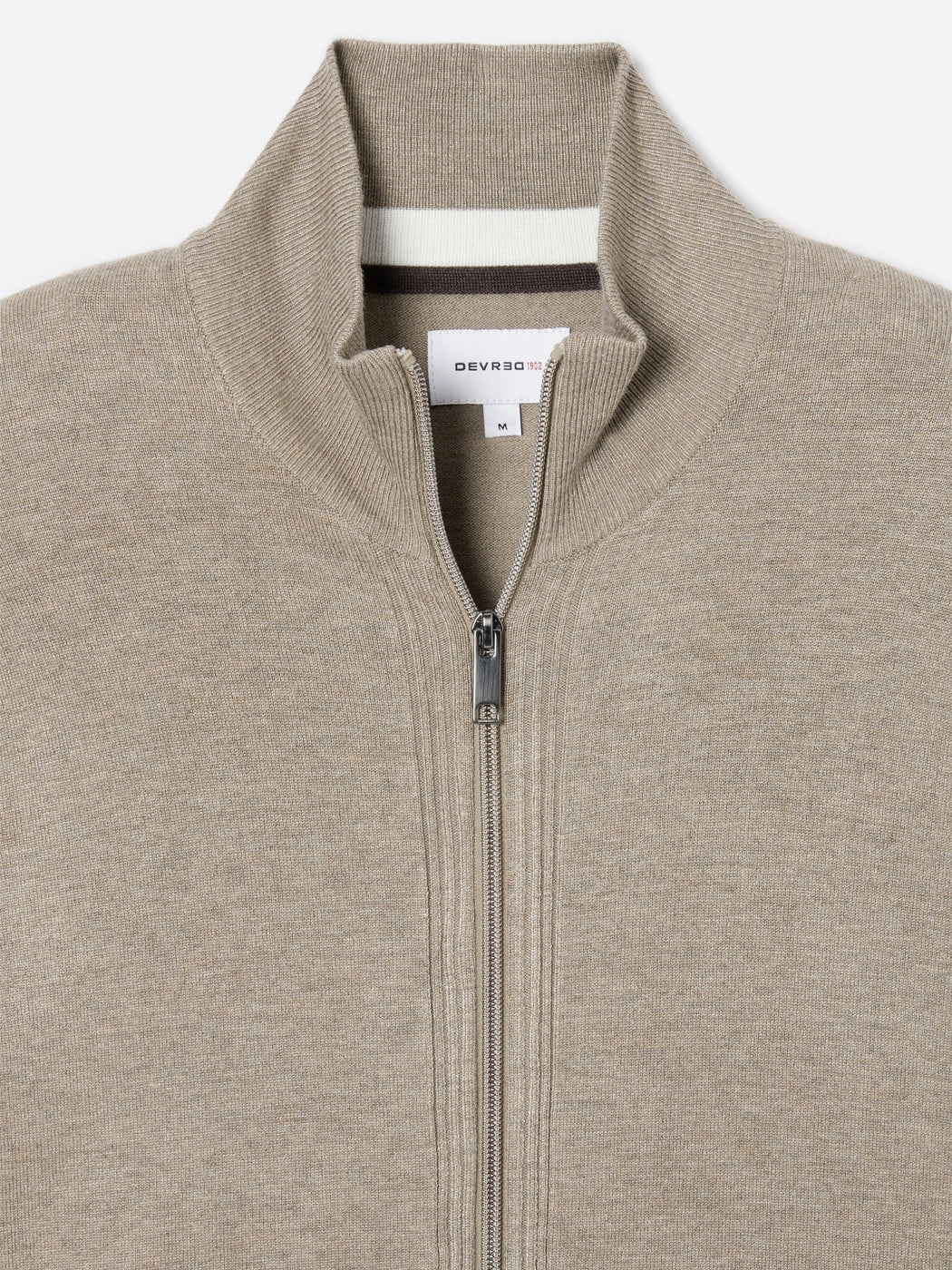 Cardigan zippé 100% viscose certifiée - DEVRED 1902