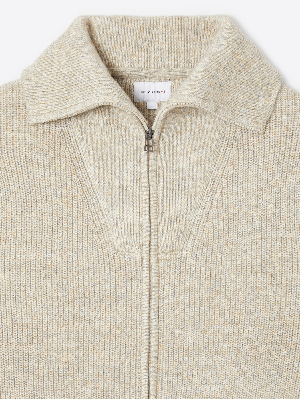 Gilet col camionneur chiné - DEVRED 1902