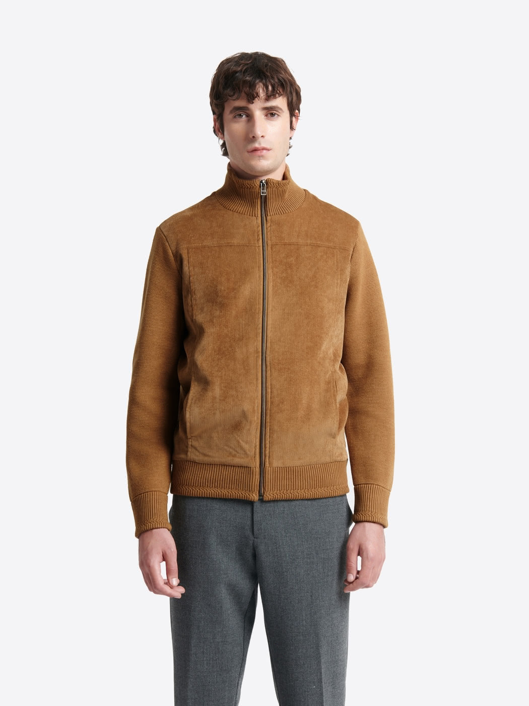Gilet bi-matière col montant - DEVRED 1902