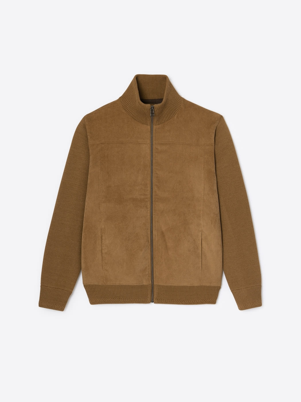 Gilet bi-matière col montant - DEVRED 1902