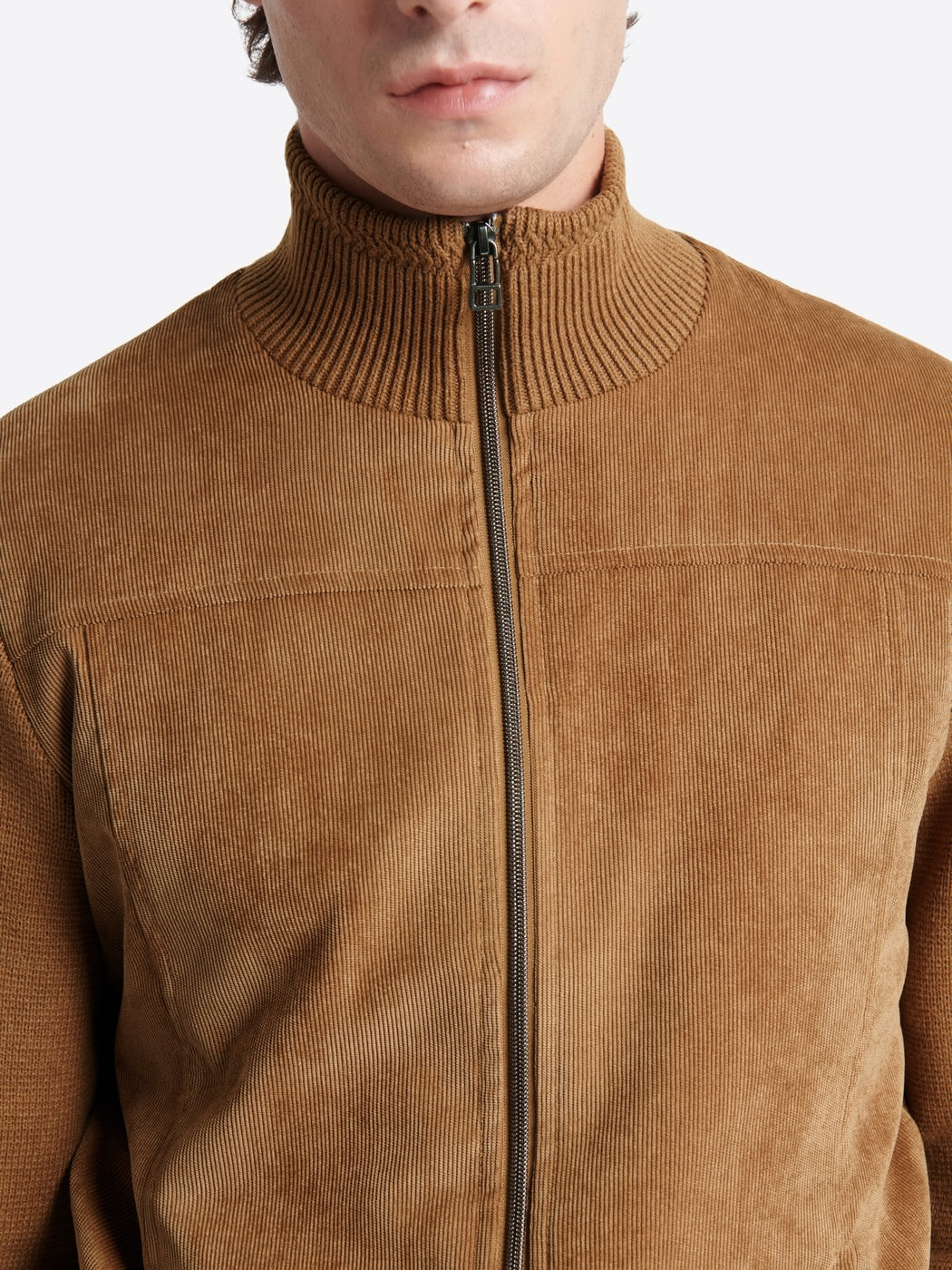 Gilet bi-matière col montant - DEVRED 1902