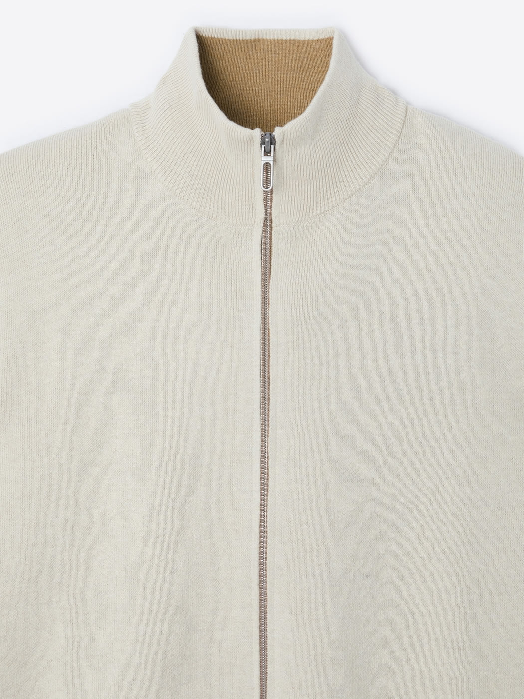 Gilet col montant coton-cachemire - DEVRED 1902
