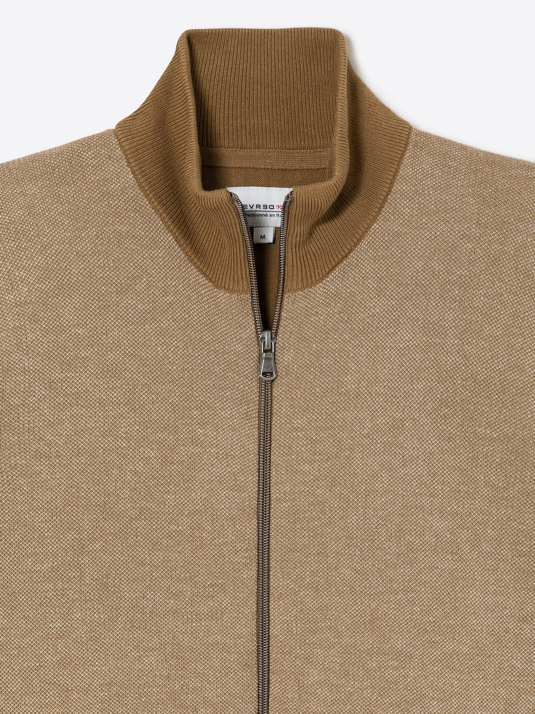 Cardigan à col montant coton-laine - DEVRED 1902