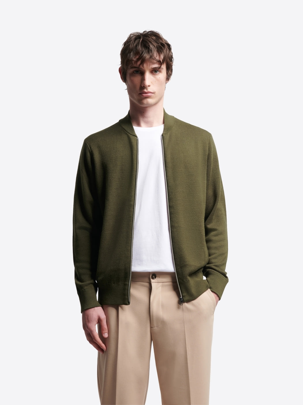 Cardigan col teddy en lyocell - DEVRED 1902