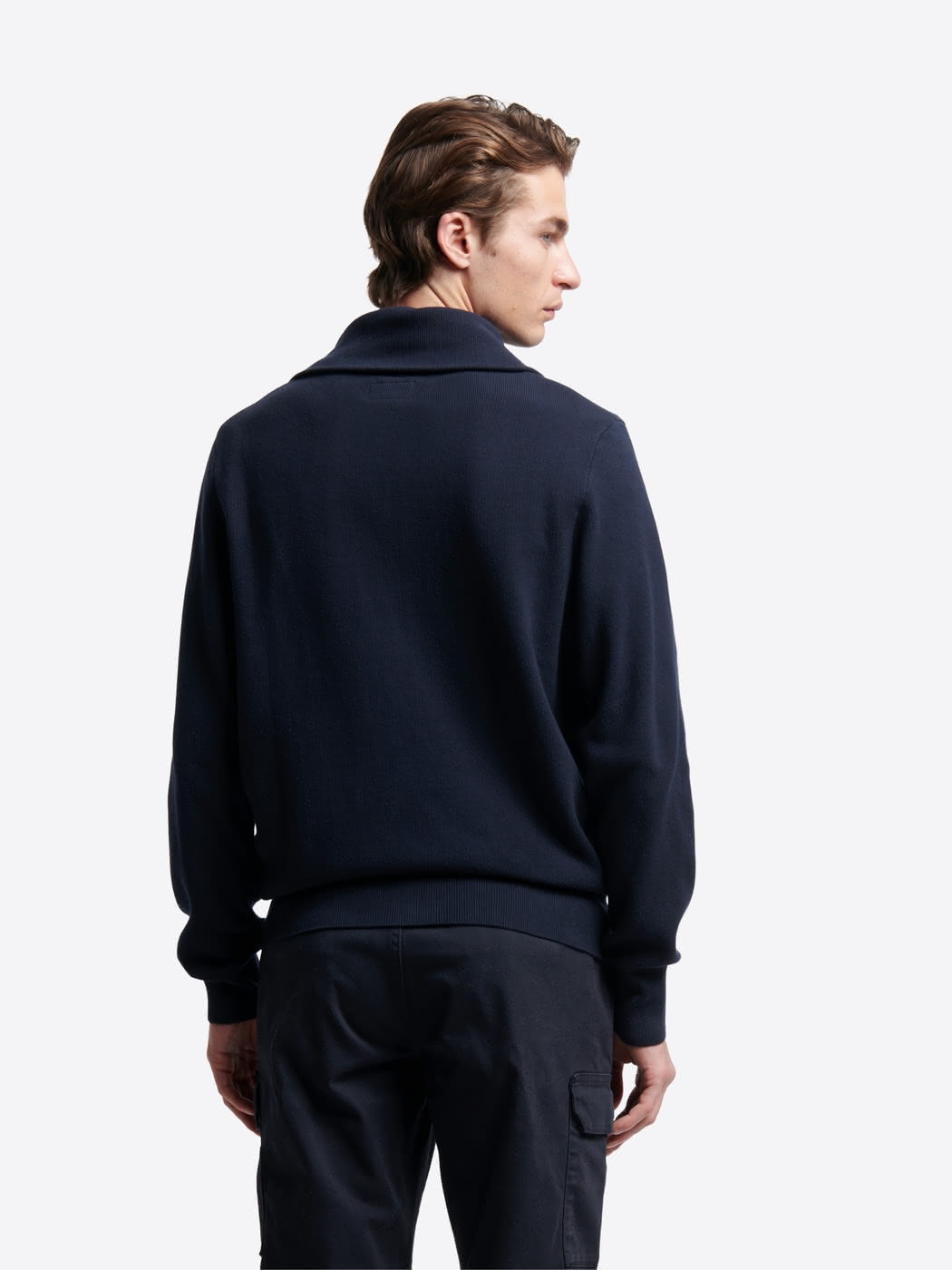 Cardigan zippé  en coton bio - DEVRED 1902