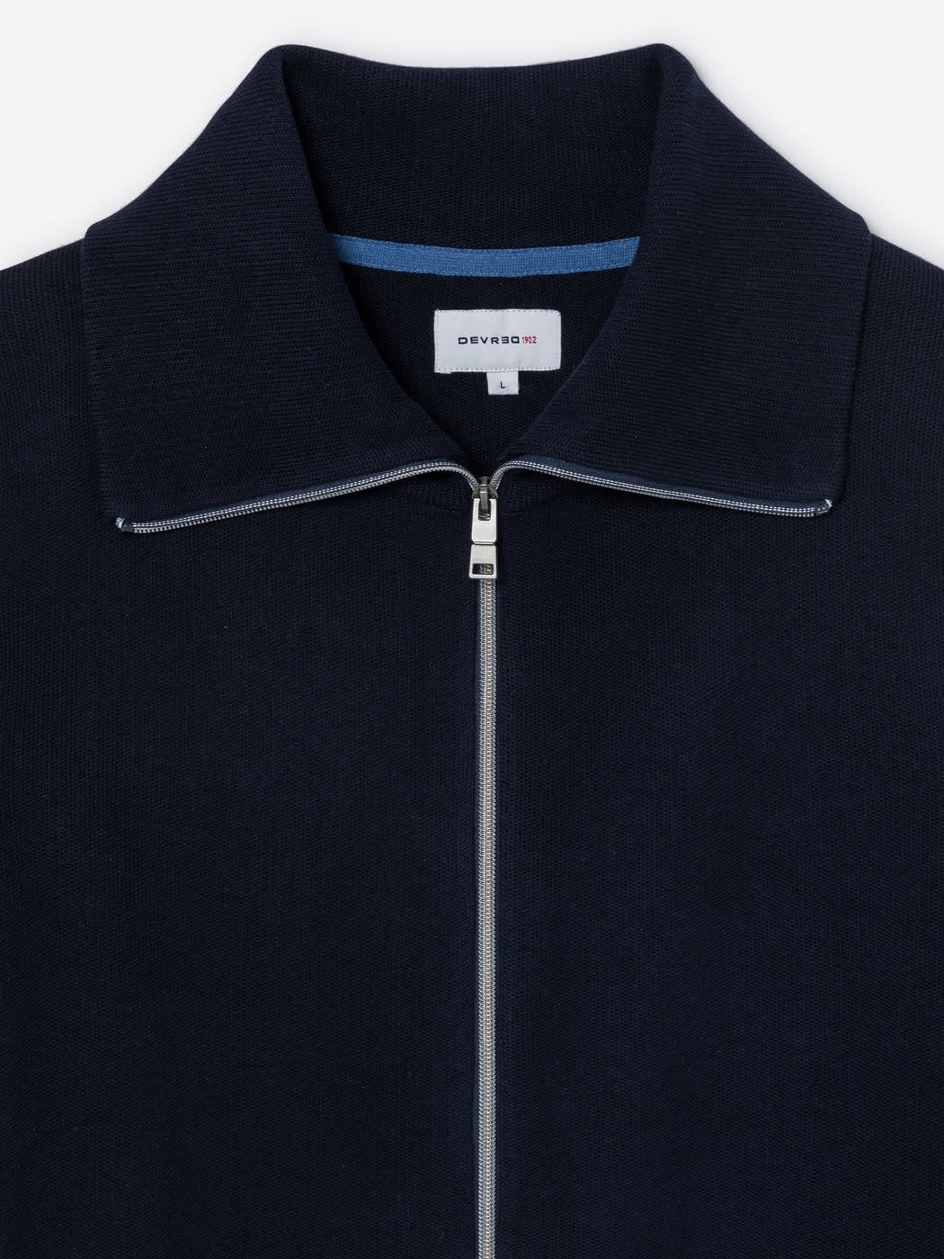 Cardigan zippé  en coton bio - DEVRED 1902