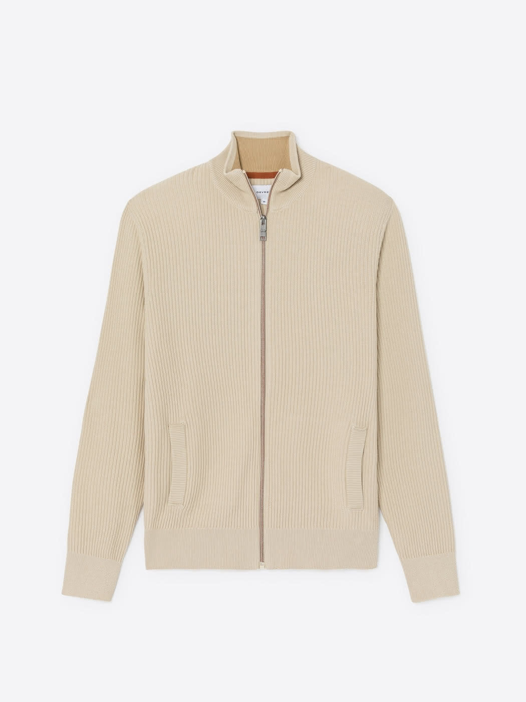 Cardigan zippé  en coton bio - DEVRED 1902