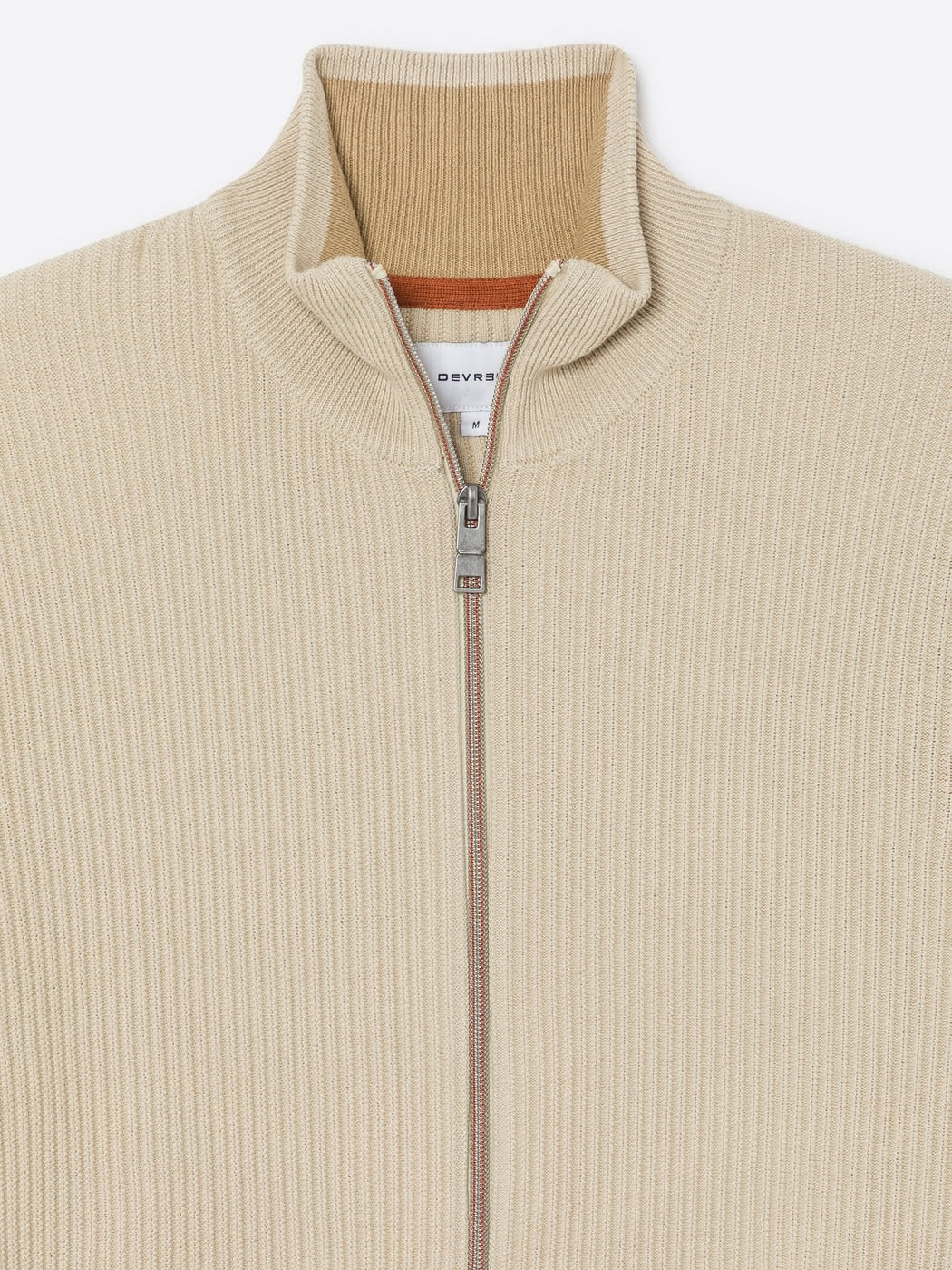 Cardigan zippé  en coton bio - DEVRED 1902