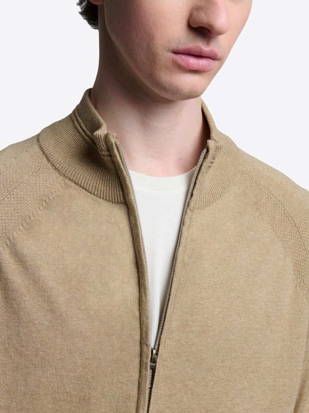 Cardigan zippé  en coton bio - DEVRED 1902