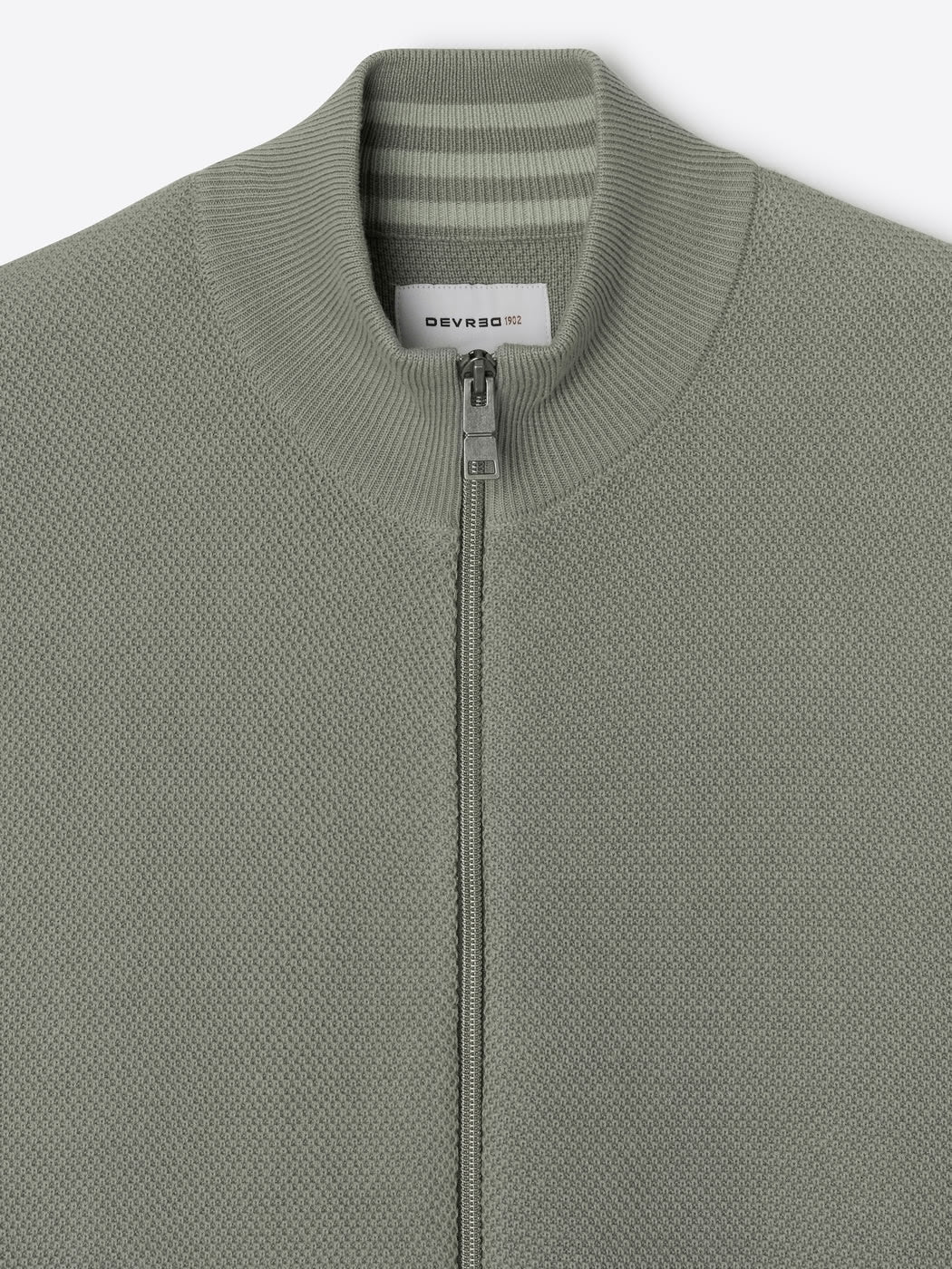 Cardigan zippé  en coton bio - DEVRED 1902